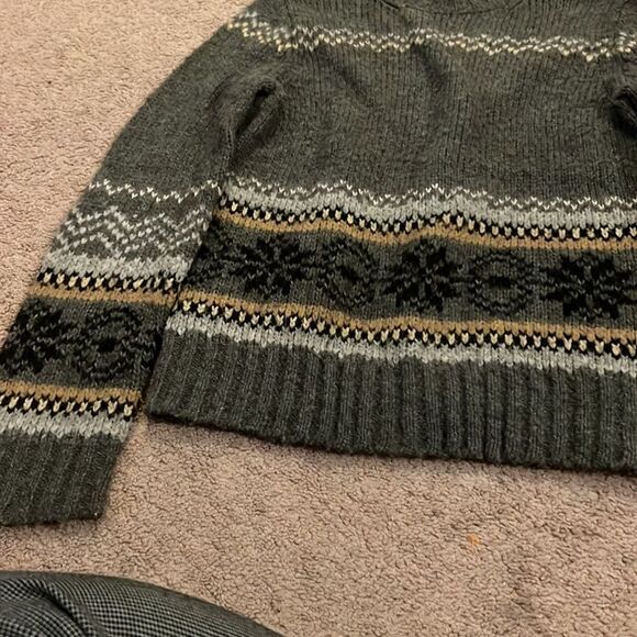 J crew medium fair isle sweater - Picture 4 of 6